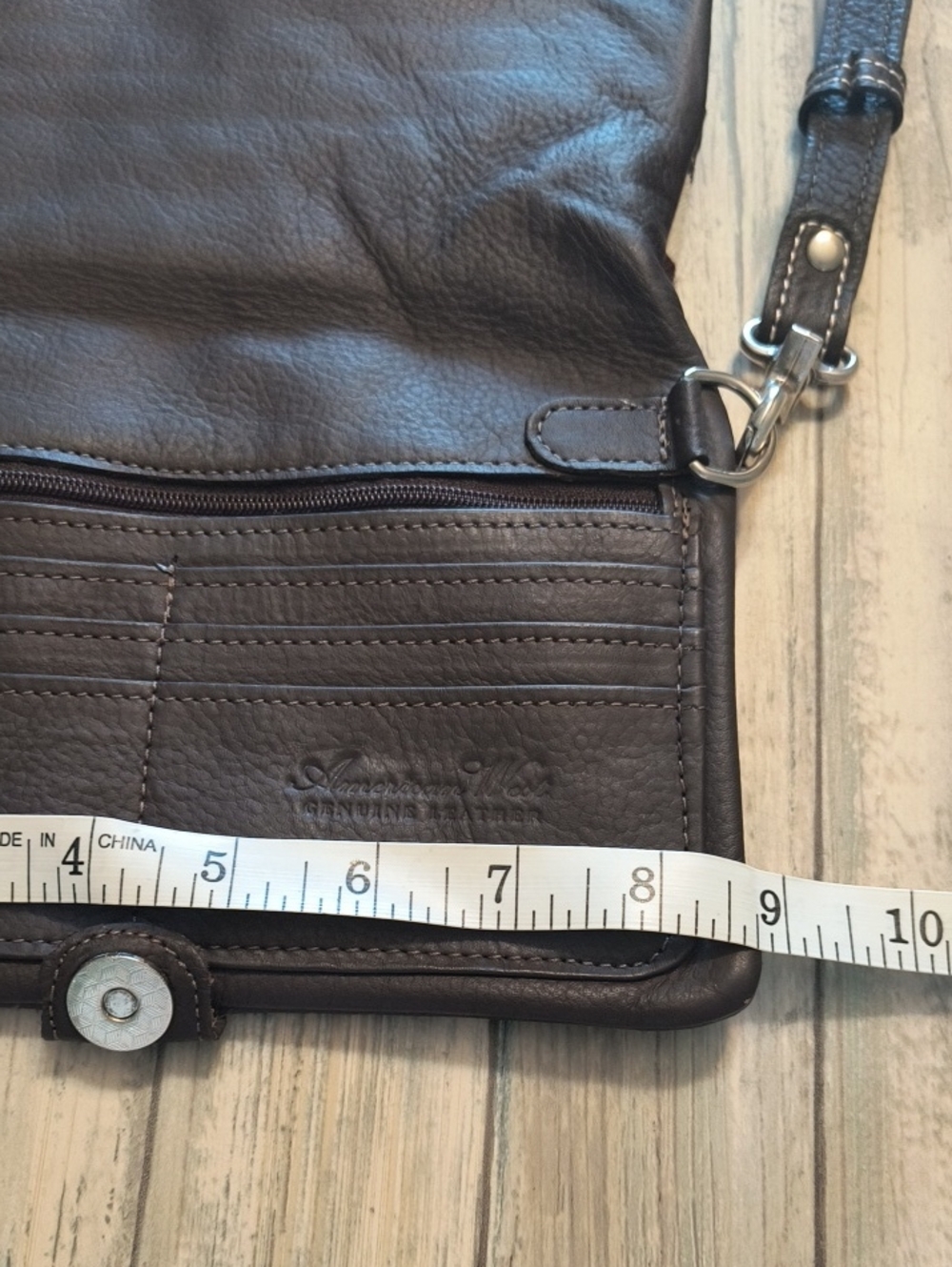 American West Cowhide Crossbody Bag - Picture 4 of 7